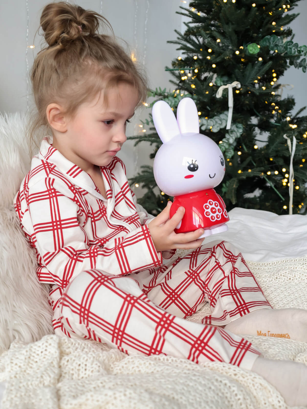 Пижама с воротником Mjölk Клетка