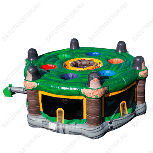 Надувная командная игра "Поймай крота"