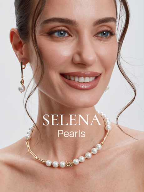 91004476 Колье Selena Pearls