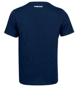 Мужская теннисная футболка Head Club Carl T-Shirt M - dark blue/red