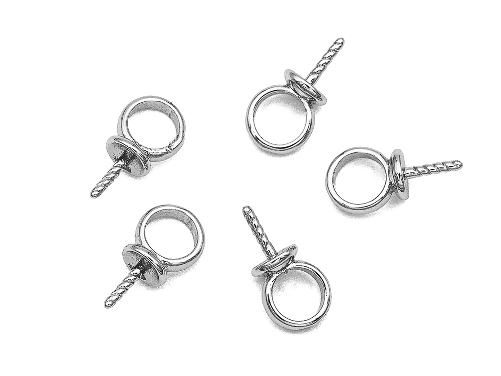 Шапочка 4х11мм, для вклейки бусин (1шт) 