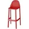 Пластиковый барный стул Piu, красный | Scab Design | Италия