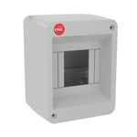 Щиток настенный, ral 7035, без крышки, 4мод.