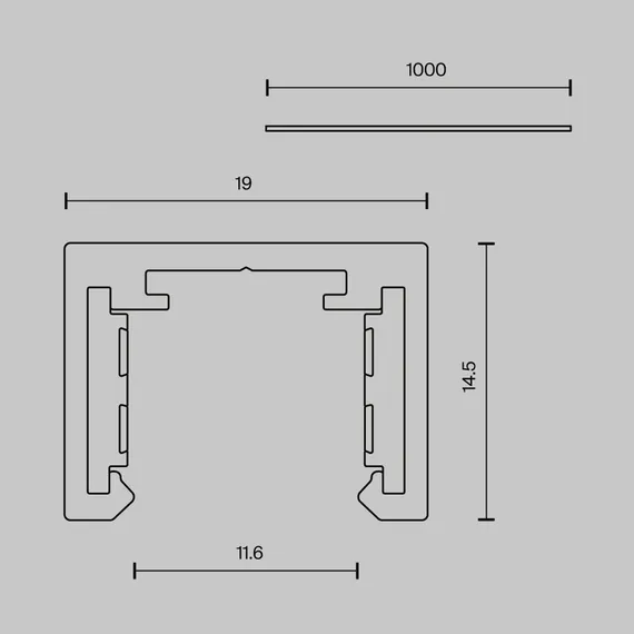 Шинопровод Technical TRX239-411B