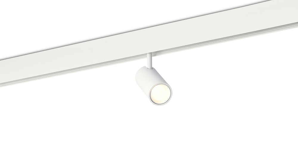 Светодиодный светильник Alpha для SPACE Track system 10Вт, D45xL100 мм, 865Лм, 36°, 4000К, недиммируемый, Ra>90, белый