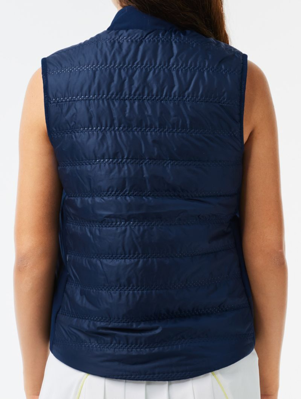 Женская теннисная жилетка Lacoste Sport Reversible Golf Vest - небесный