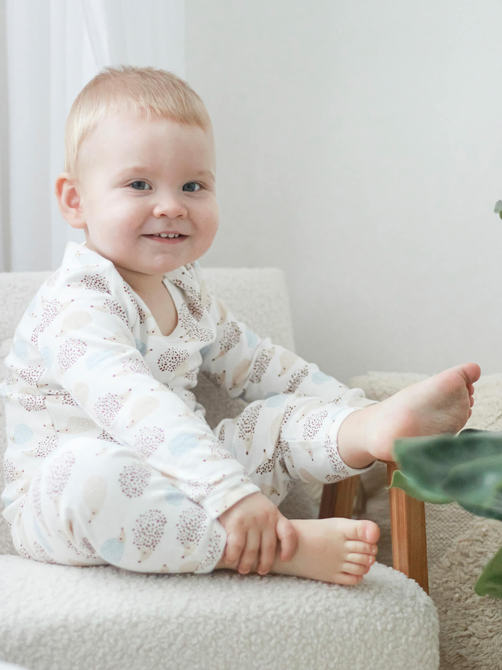 Штанишки Mjölk Ёжики на экрю