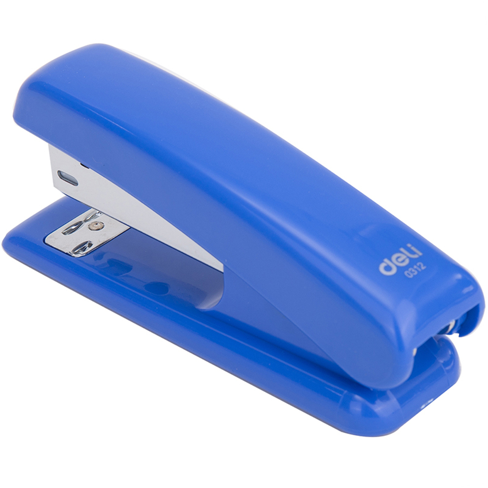 Степлер DELI "0312" до 20 листов, ассорти