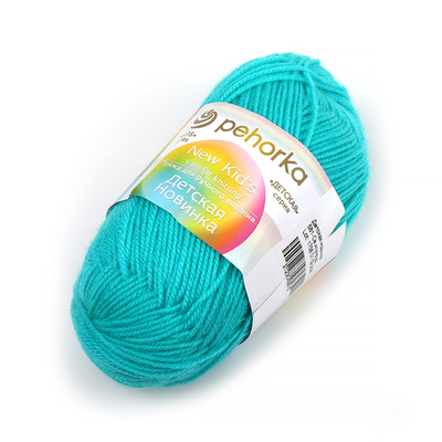 Пряжа "Детская новинка", 100% акрил, 50 гр., 200 м, №581 св.изумруд