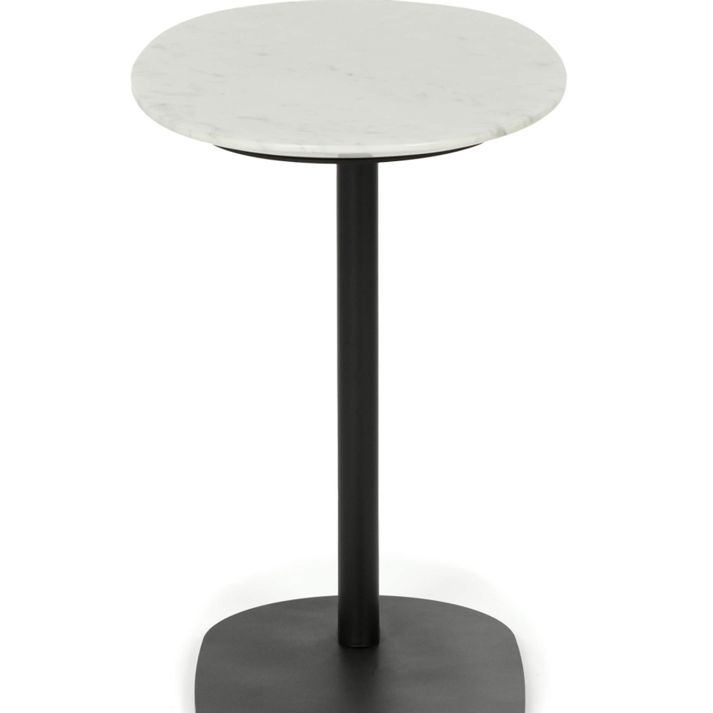 Кофейный столик Jaspire 50х30 белая керамика