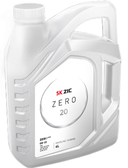 Масло ZIC ZERO 0w20 SP (4л) ПАО-синтетика