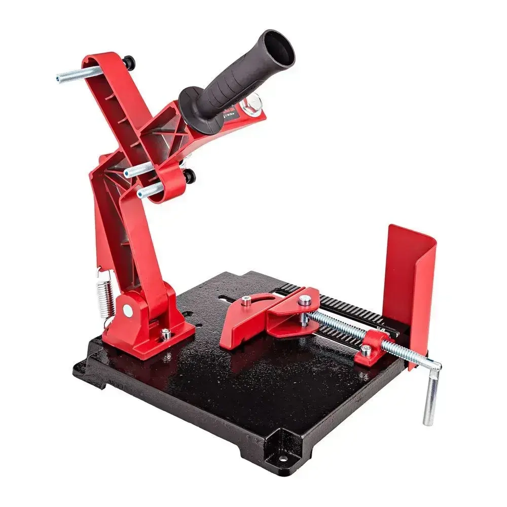 Стойка для крепления болгарки ушм NUMBER ONE NAGS-230 для УШМ 180 - 230мм с защитным кожухом и струбциной, инструменты для ремонта и строительства.