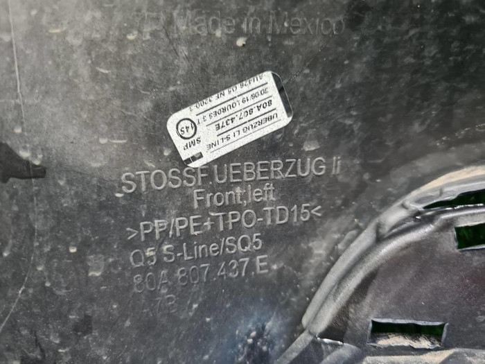 Бампер передний Audi Q5 2 80А (2017-2020) S-line