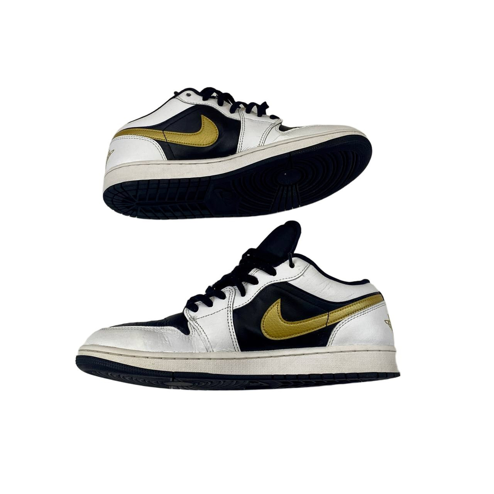 Кроссовки Nike Air Jordan 1 Low Gold Swoosh