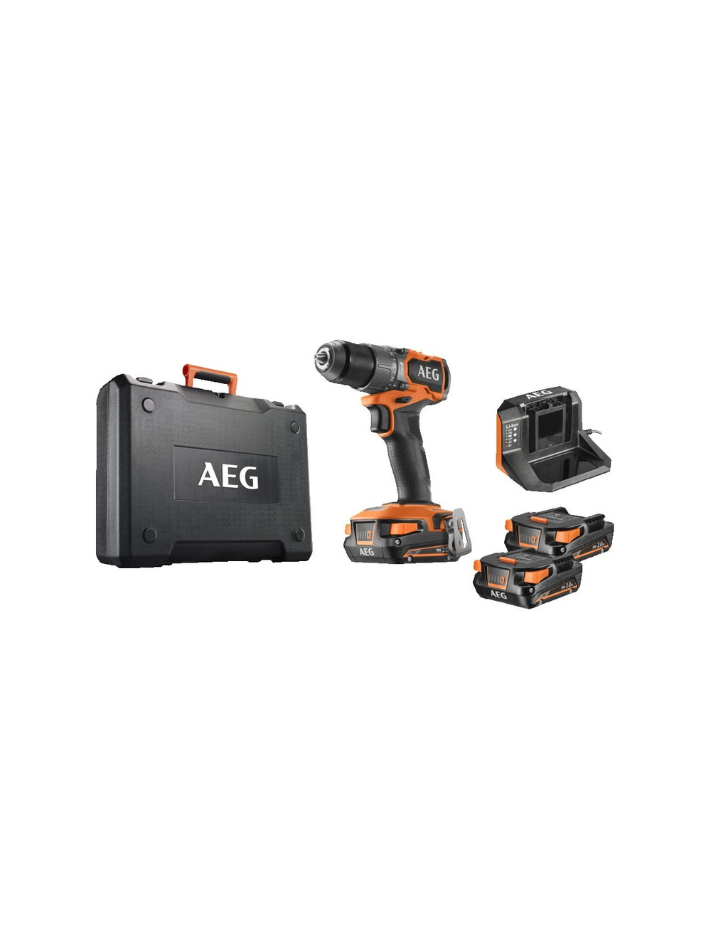 Ударная дрель-шуруповерт AEG 18В BSB18SBL2-202C 4935480058