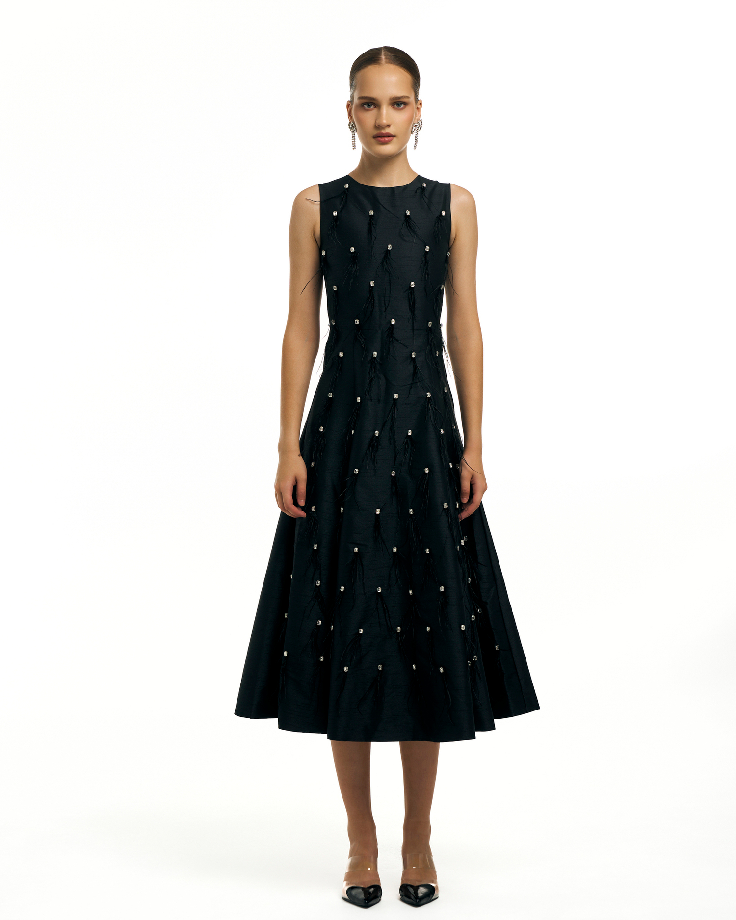 Платье Pavlova (Павлова) ШШ, с выш., черный