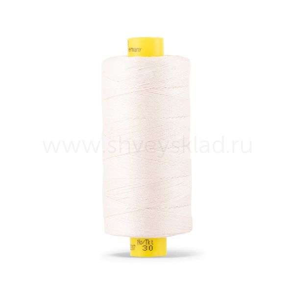 Нитка Gutermann Mara 30 (300 метров), 1 кат., для отстрочки | _802 молочно-бежевый