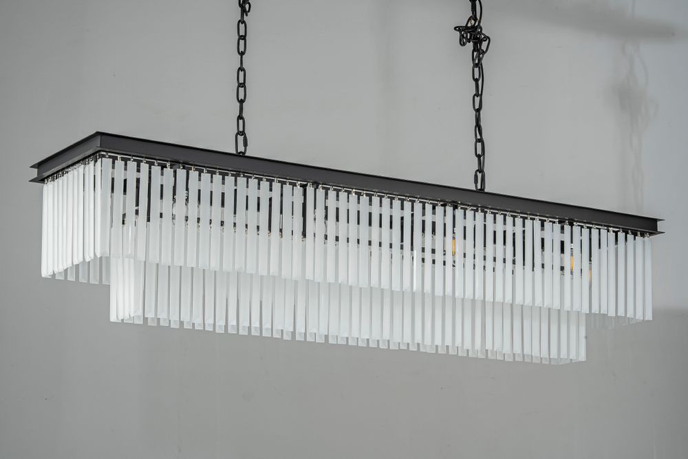 Люстра Odeon 12C/P black/frost