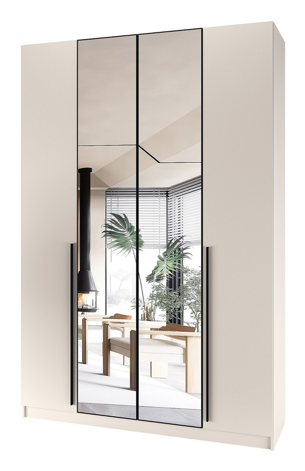 Шкаф 4С/2200 Зеркало ЭЛЬТОН