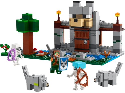 Конструктор LEGO Minecraft 21261 Волчья крепость