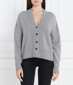 Хлопковый кардиган Liu Jo - серый(MF3030 MS009)