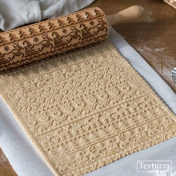 Скалка с узором Свитер Сканди