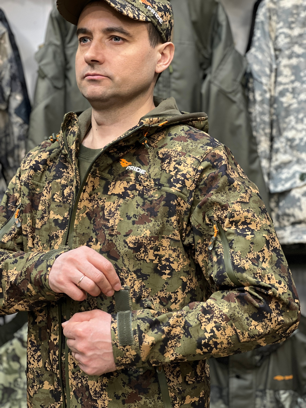 Костюм Pride Магнум SoftShell демисезонный, мембрана 10000/10000, Лес