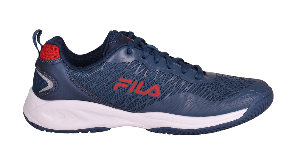 Женские теннисные кроссовки Fila TPW Cross Court W - peacoat blue/red