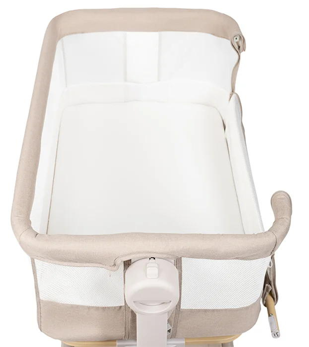 Приставная кровать Aria (Linen beige/Льняной бежевый)