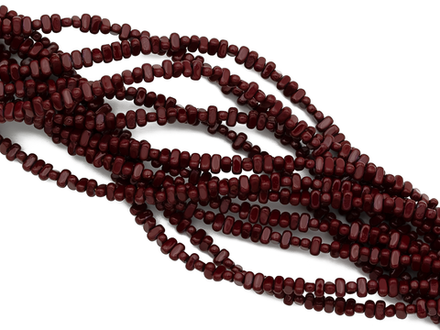 Нить гематитовых бусин "Спелая вишня", галтовка 4мм