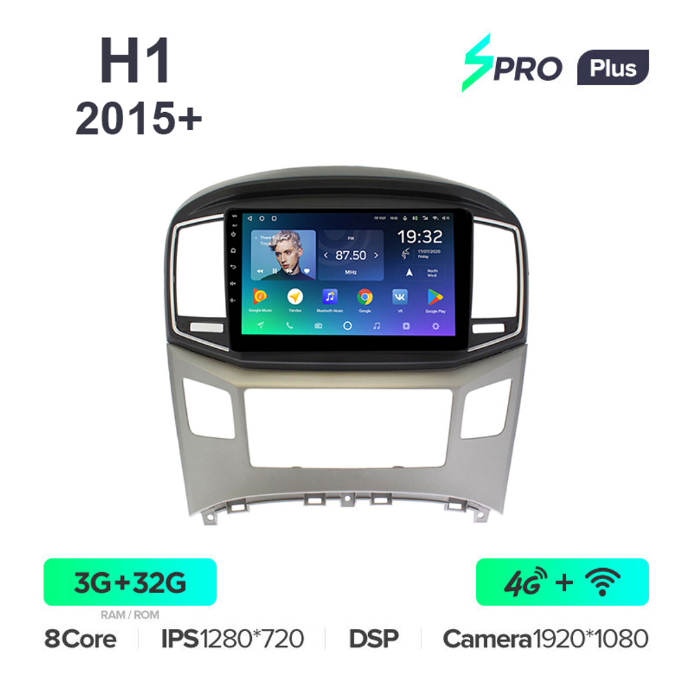 Teyes SPRO Plus 9"для Hyundai H1 2015+