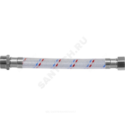 Подводка гибкая для воды нейлоновая оплетка ГИГАНТ 1/2" г-ш L=0.5м Центр Сантехники (Подольск) ГП002411