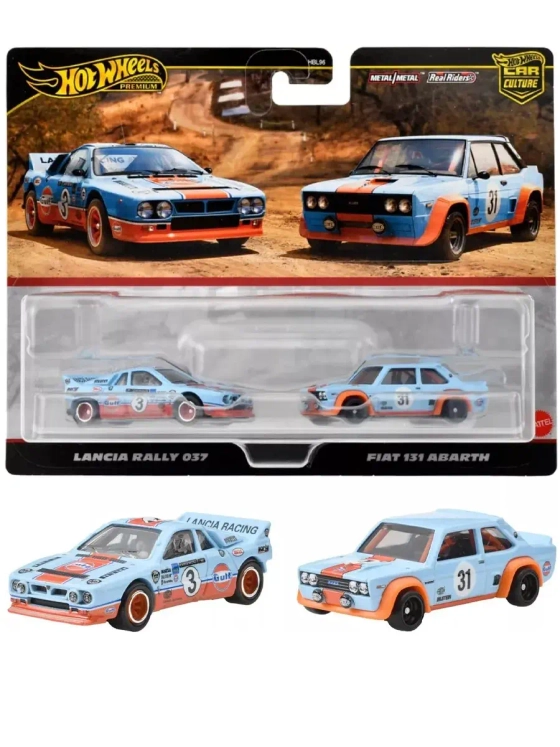 Набор Хот Вилс Премиум Car Culture Lancia и Fiat HBL96 HRR81