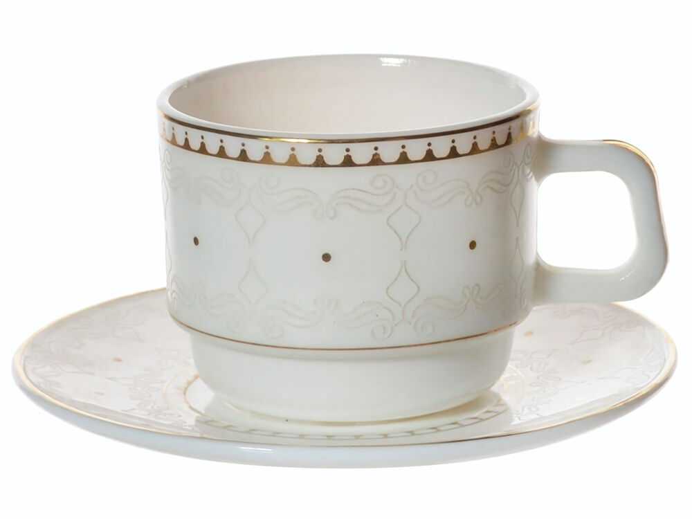 Чайная пара 190мл Зефира