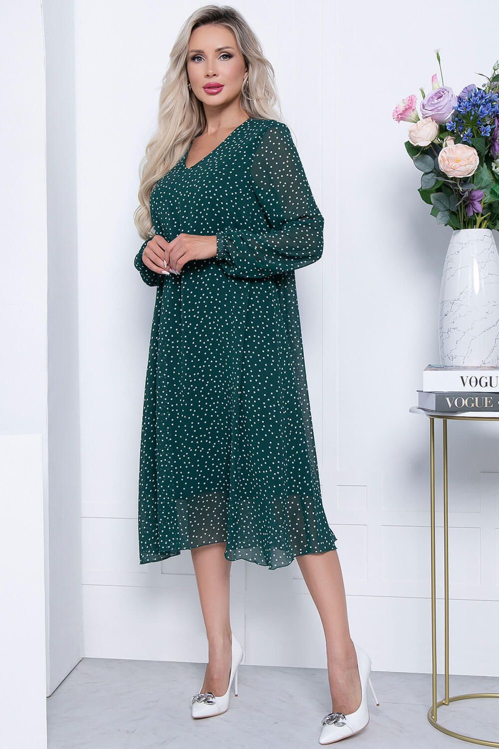 Платье "Волшебная история" (изумруд) П7086 LT Collection (Акция)