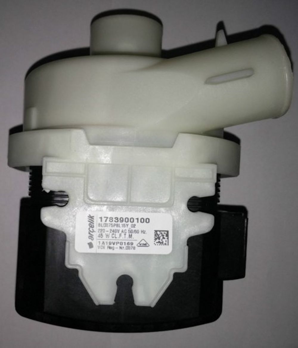 Рециркуляционный насос для посудомоечной машины Beko (Беко)/Indesit/Ariston - 1761600100, 1783900300, 1757400300