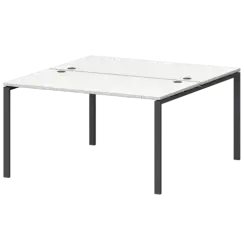 Бенч двойной на металлокаркасе СМС2-П-10К.149.Пр25  1000x1496x750 Смарт