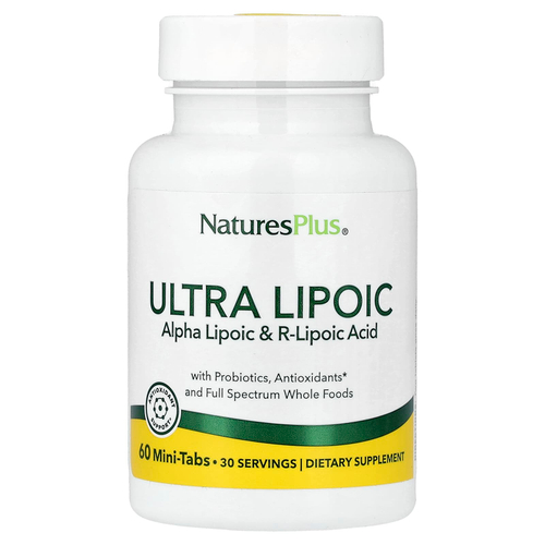 NaturesPlus, Ultra Lipoic, 60 мини-таблеток