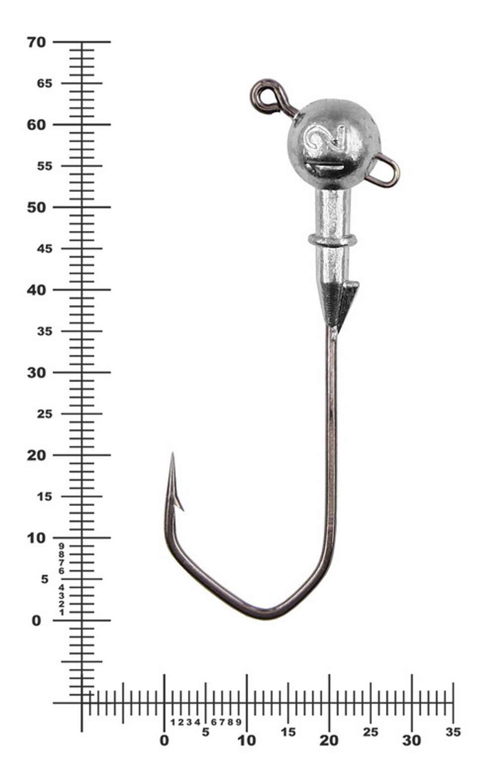 Джиг некрашеный Stinger Eye Jig, крючок Vido Craft VD-079 5/0 (3шт/уп)