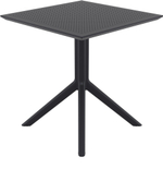 Комплект пластиковой мебели Siesta Contract Sky 70 Carmen, черный, прозрачный