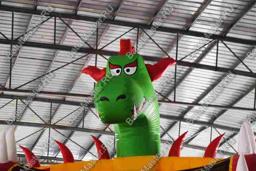 Батут-горка "Дракон 2", 11*6*9 м