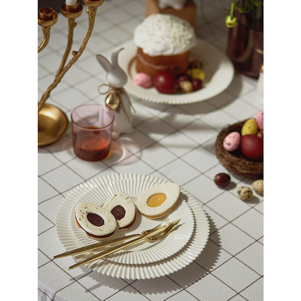 Набор из двух тарелок белого цвета из коллекции edge, 26 см