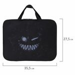 Папка на молнии с ручками BRAUBERG А4, 1 отделение, полиэстер, 20 мм, "Don't be afraid", 271478