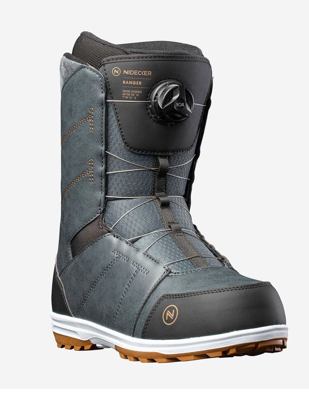 Ботинки для сноуборда NIDECKER Ranger Grey (US:12)