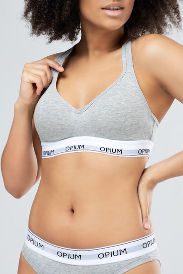 Топ-бра B-18 Серый