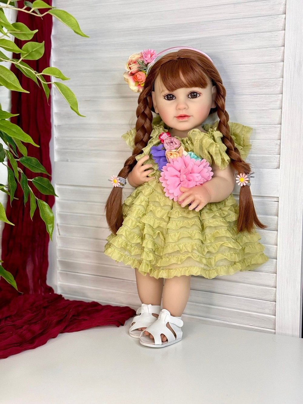 Кукла Реборн виниловая 55см в пакете (FA-565)