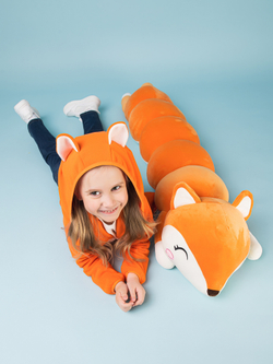 Толстовка флисовая "Лисичка" оранжевый