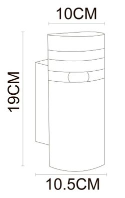 Уличный настенный светильник Arte Lamp