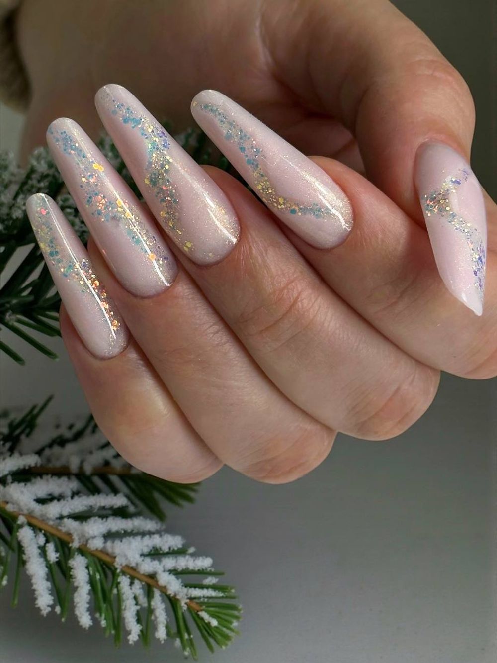 Grattol Gel Opal 03 - Гель молочный с блестками, 15мл