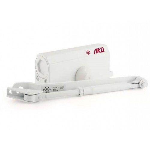 Доводчик дверной лкд дб-60 110  белый